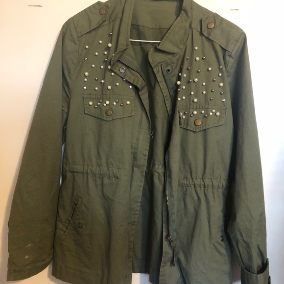 Pearl detailed utility jacket - Picture 3 of 3